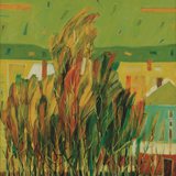 Pejzaż II, olej, 54cm x 73cm, 2003 r.
