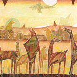 Małe i duże tęsknoty, technika mieszana, 80cm x 60cm, 2006 r.