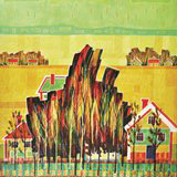 Pejzaż olkuski, akryl, 40cm x 50cm, 2011 r.
