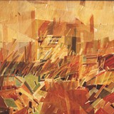 Przedsionek rzeczywistości, technika mieszana, 80cm x 100cm, 1983 r.