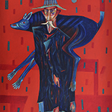 Senne urojenia, technika mieszana, 50x40xm, 2025 r.