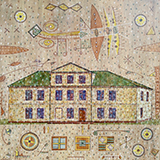 Interpretacje II, technika mieszana, 100x100cm, 2025 r.