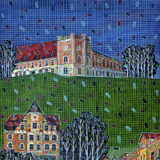 Pejzaż, olej, 100cm x 80cm, 2003 r.