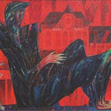 Gawdziasz mikoowski, olej, 100cm x 80cm, 2004 r.