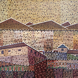 Notatki z�pleneru - Wi�niowa, technika mieszana, 50x70 cm, 2021 r.