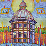 Majestat II, akwarela, 28,7x19,8 cm, 2022 r.